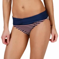 Retro Folded Brief Blue/Patterned
