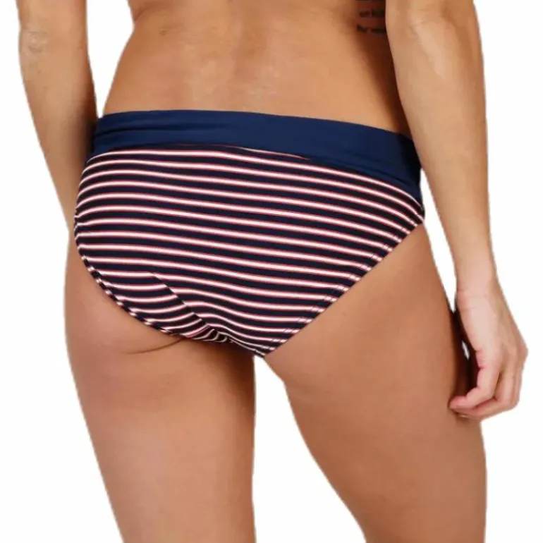 Retro Folded Brief Blue/Patterned