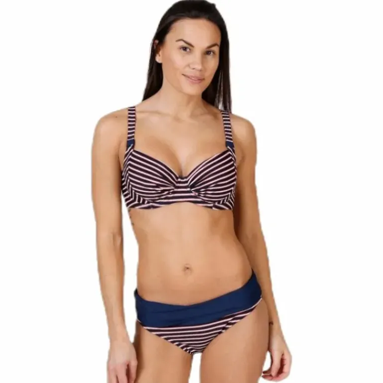 Retro Folded Brief Blue/Patterned