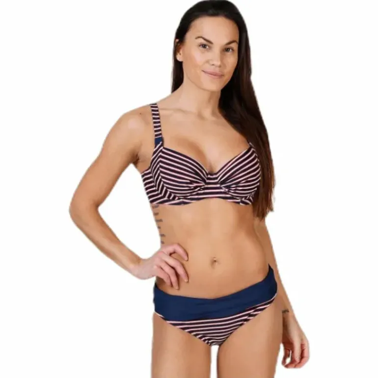 Retro, Unique Wire Bra Blue/Patterned