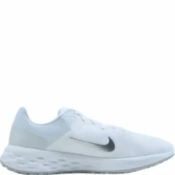 Revolution 6 Next Nature Women's Road Running Shoes WHITE/METALLIC SILVER-PURE PLATINUM