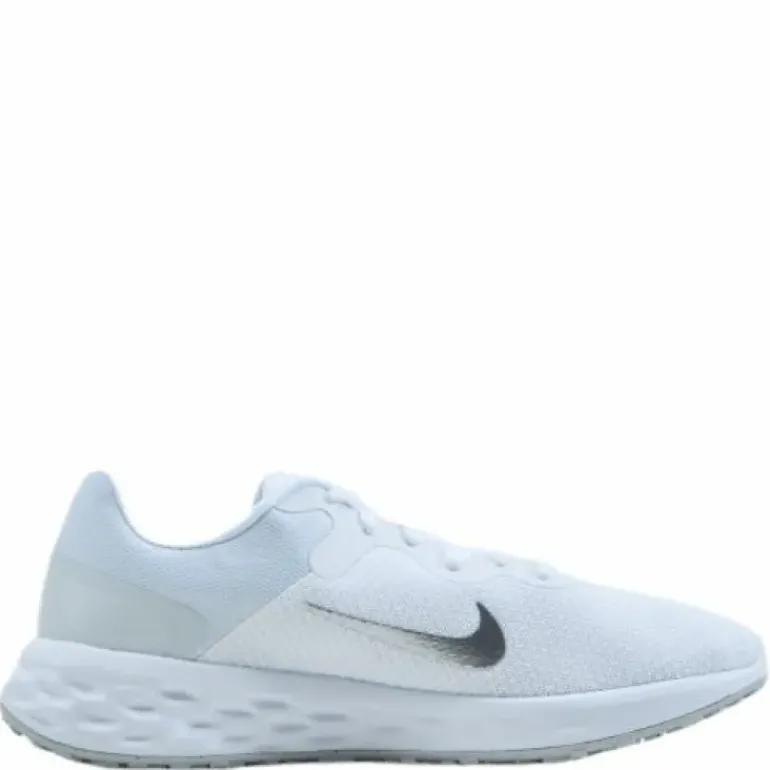 Revolution 6 Next Nature Women's Road Running Shoes WHITE/METALLIC SILVER-PURE PLATINUM
