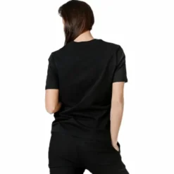 Ria Ss Fold Up Solid Tee Black