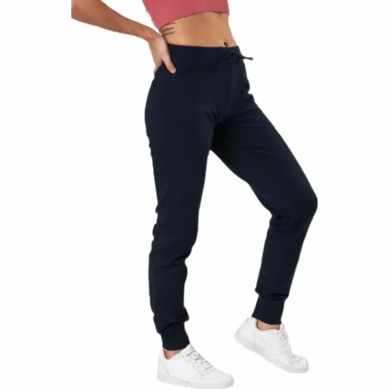 Rib Cuff Pants Blå