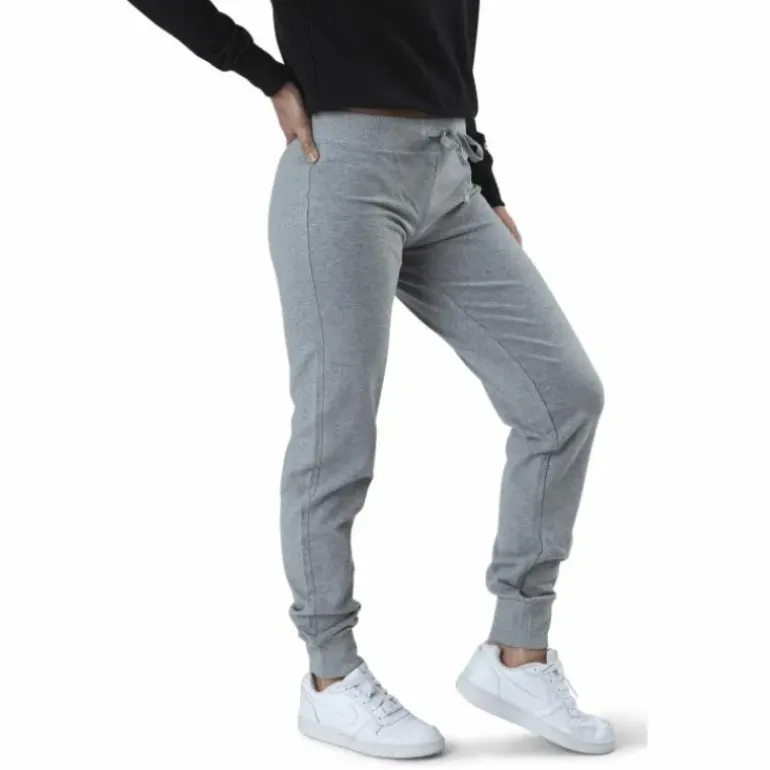 Rib Cuff Pants Grey