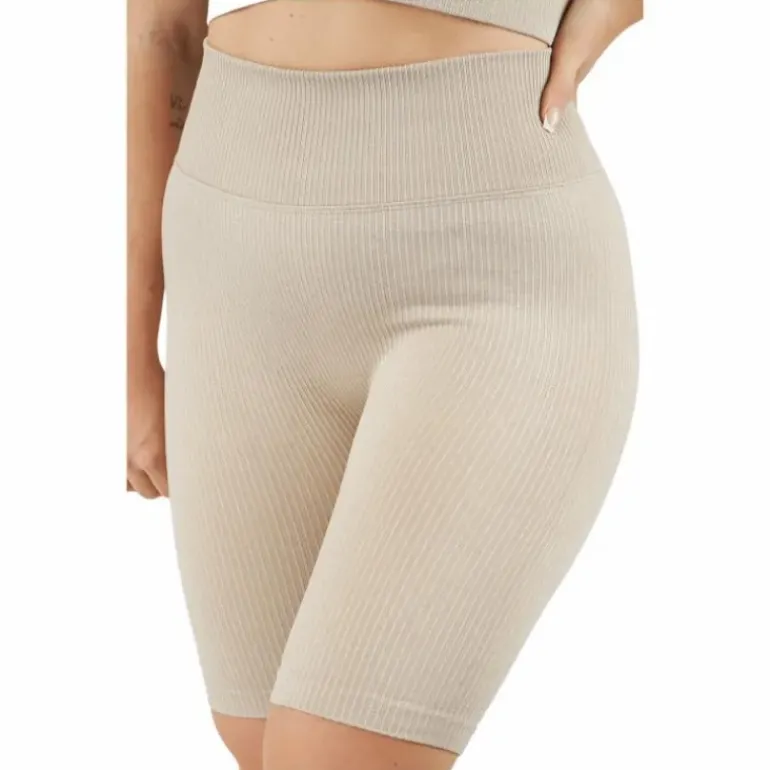 Rib Seamless Bikers Mushroom