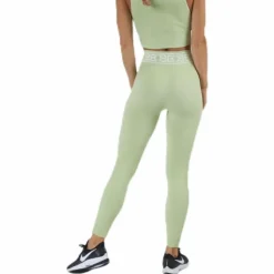 Rib Seamless Legging Green