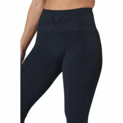 Ribbed Black Sand Melange Seam Black
