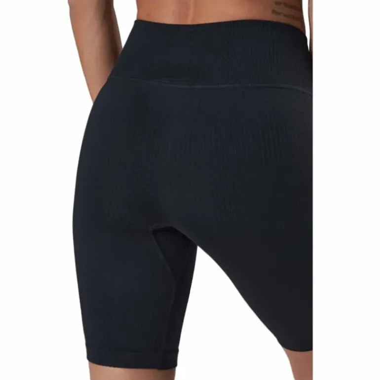 Ribbed Define Seamless Biker S Black