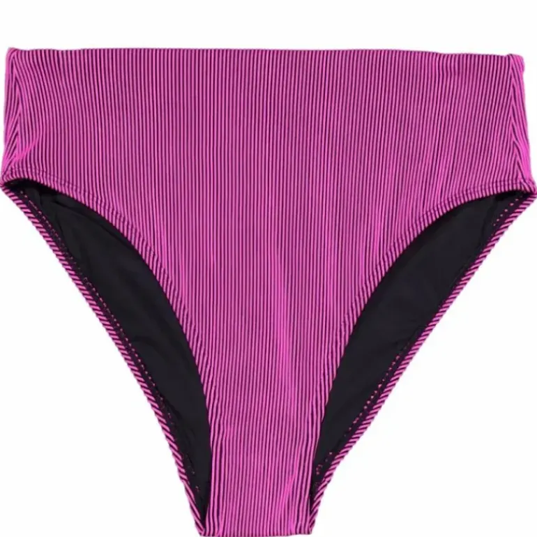 Ribbed High Waist Pink/black