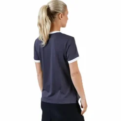 Ringer Top SS Blue/White