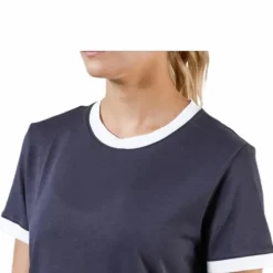 Ringer Top SS Blue/White