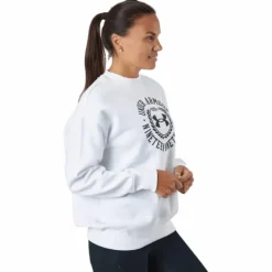 Rival Fleece Crest Grp Crew White