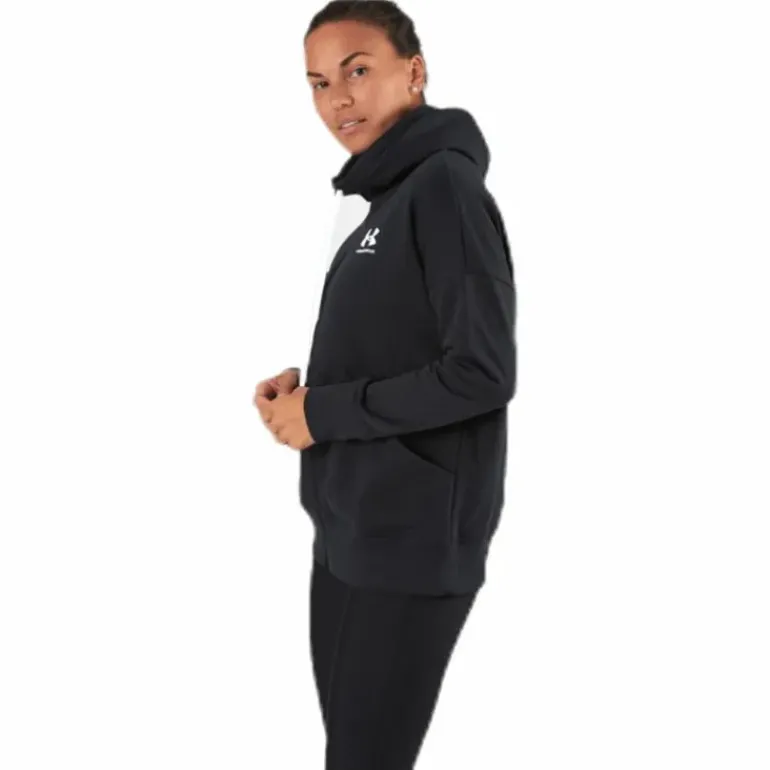 Rival Fleece Fz Hoodie Black