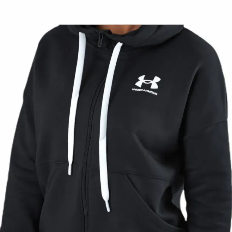 Rival Fleece Fz Hoodie Black
