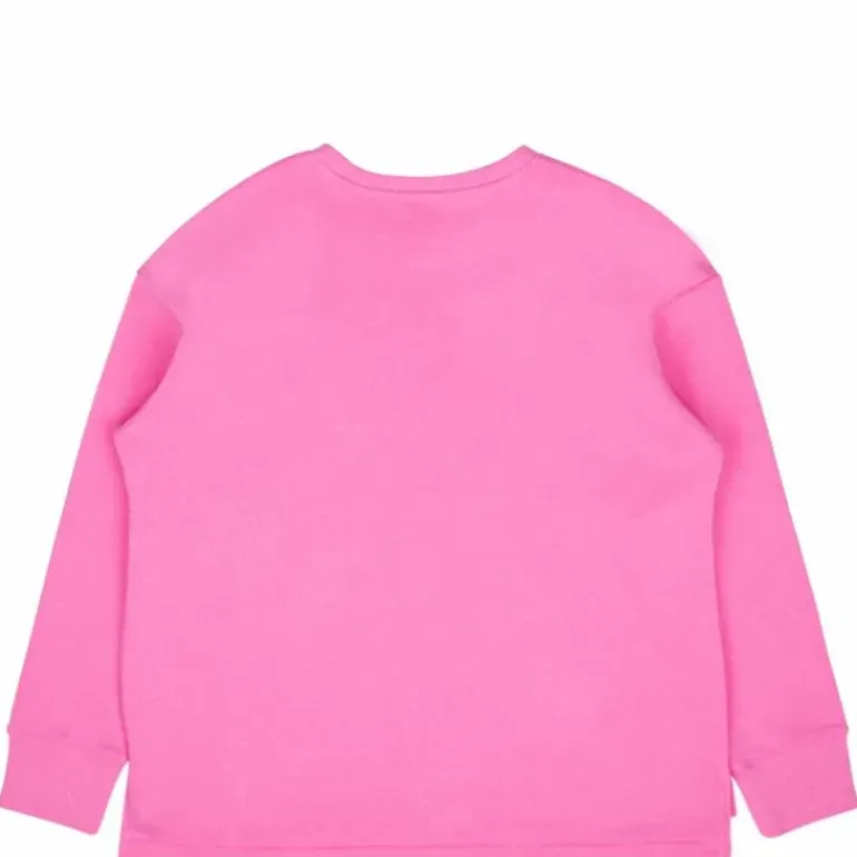 Rival Fleece Oversize Crew Pink Edge