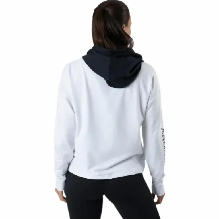 Rival Terry Geo Hoodie White