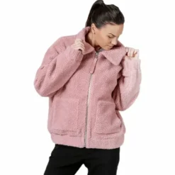 Rome Pile Jacket Pink