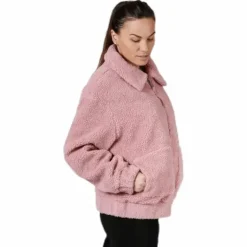 Rome Pile Jacket Pink