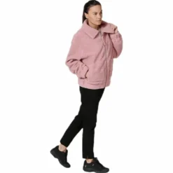 Rome Pile Jacket Pink