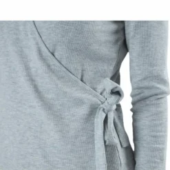 Rosa Wrap Top Lounge Bc Grey