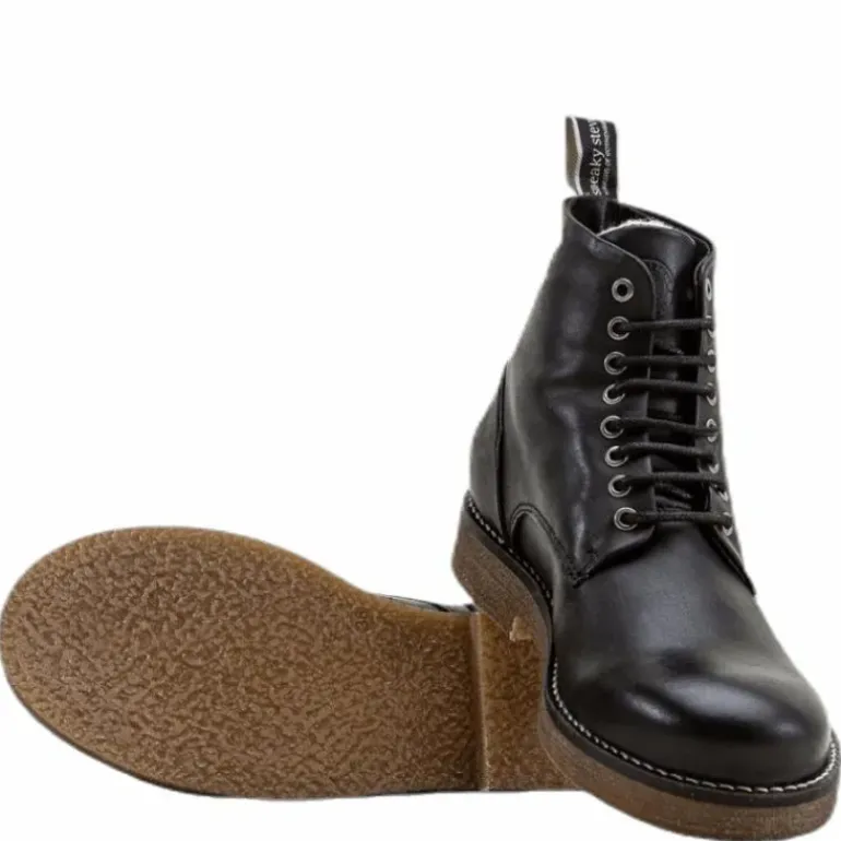 Rummy Leather Boots Black