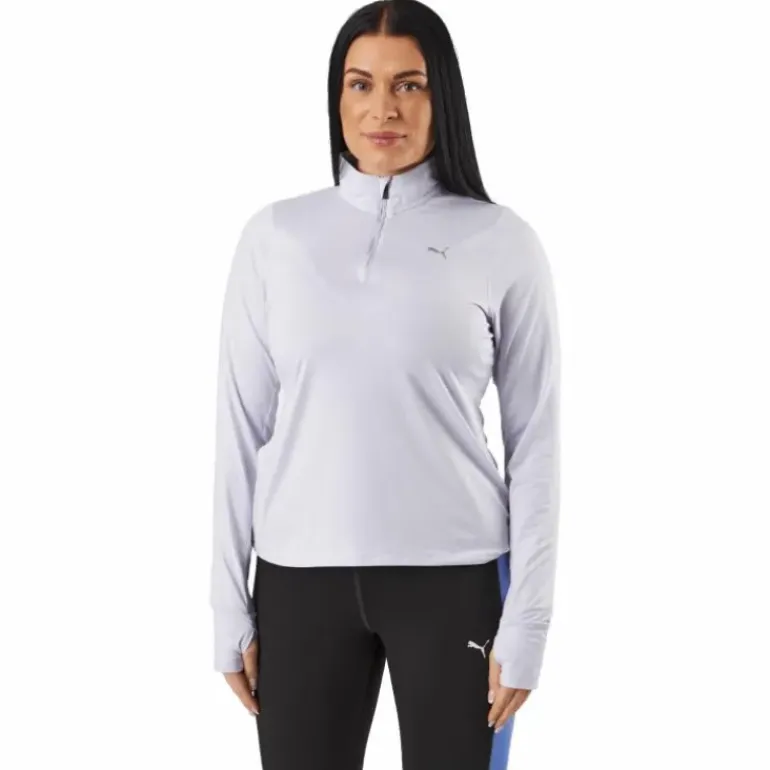 Run Favorite 1/4 Zip W Spring Lavender