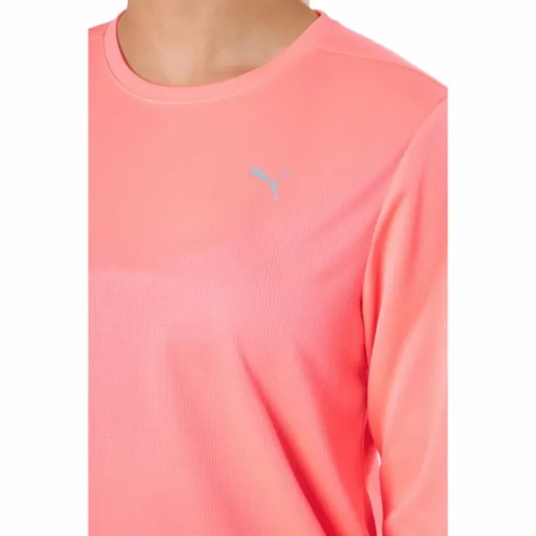 Run Favorite Ls Tee W Sunset Glow