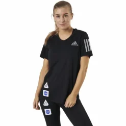 Run It Space Race Tee Soft W Black