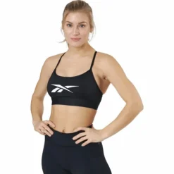 S Lux Skinny Strap Bra Black