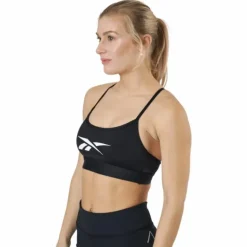 S Lux Skinny Strap Bra Black
