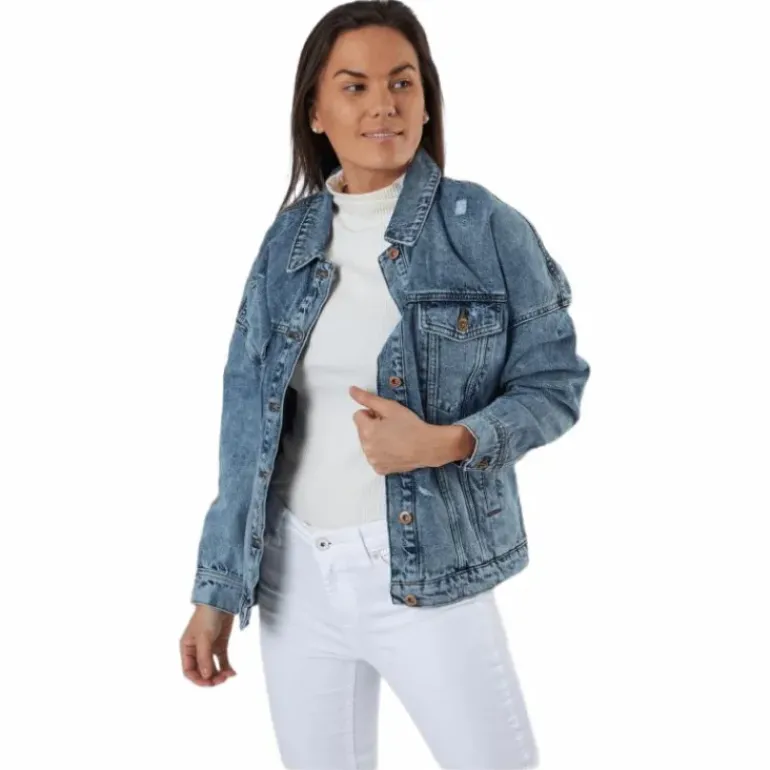 Safe Life Ls Oversze Jcket Blue