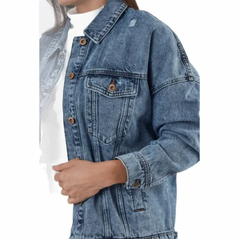 Safe Life Ls Oversze Jcket Blue