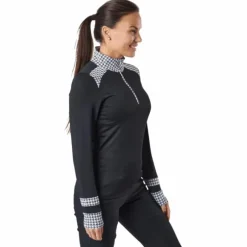 Salma Half Neck Black