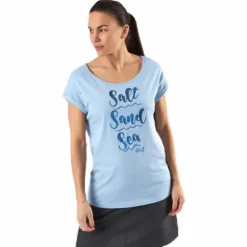 Salt Sand Sea Tee Blue