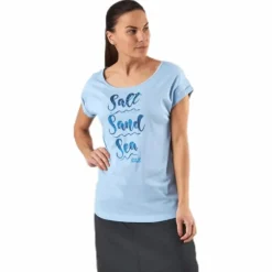Salt Sand Sea Tee Blue