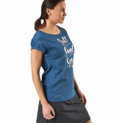 Salt Sand Sea Tee Blue