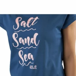 Salt Sand Sea Tee Blue
