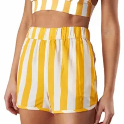 Sandvika Big Stripes Yellow