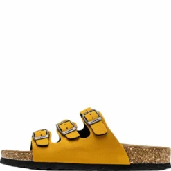Santa Cork Sandals Gold