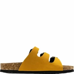 Santa Cork Sandals Gold