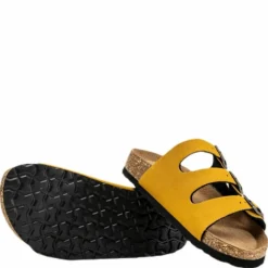 Santa Cork Sandals Gold