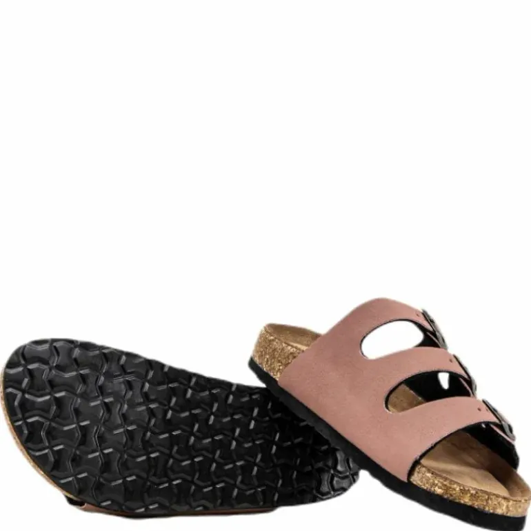 Santa Cork Sandals Pink