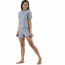 Sara Rib Pyjama Set Grey