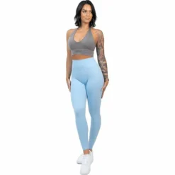 Seamless Booster Tights Sky Blue