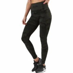 Seamless Camo Leggings Patterned/Black