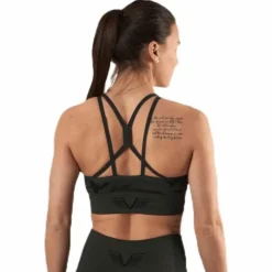Seamless Camo Sports Bra Patterned/Black
