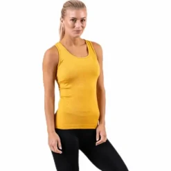 Seamless Chevron Racerback Yellow
