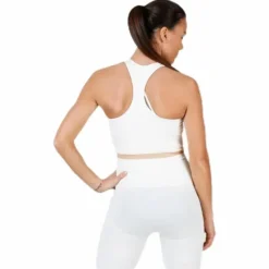 Seamless Crop Tank White