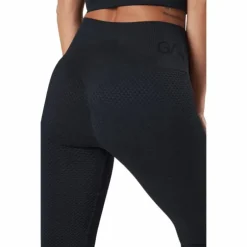 Seamless Honeycomb Black Tight Black